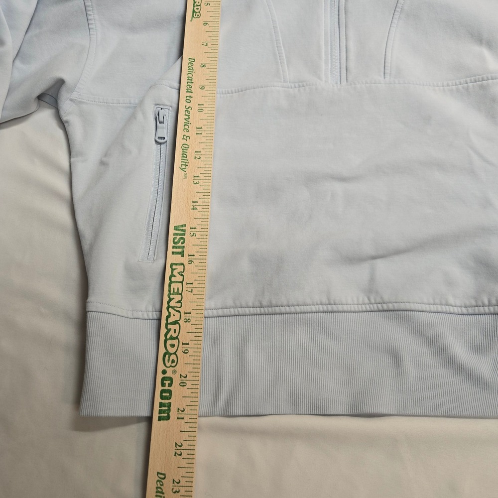 Old Navy Active Dynamic Fleece Half Zip Hoodie Light Blue Large - Picture 6 of 6